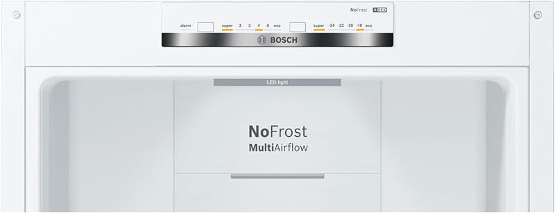 , Frigorífico Combi, Serie 4, 60 cm, Total NoFrost, blanco, KGN362WED — foto 2 de 6