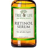 ToLB Retinol Serum - 72% ORGANIC - Clinical Strength Retinol Serum Face Moisturizer Cream for Anti Aging, Anti Wrinkle - Organic and Natural Ingredients - 1 oz