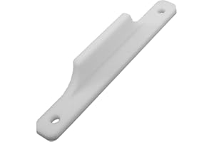 BASTENS (White) Sliding Screen Door Pull Handle Replacement 3 1/2 inch Hole Width for American Craftsman Columbia Masterpiece Andersen Larson Mastercraft Jeld-Wen