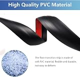Zayejod 2M Black Self-Adhesive PVC Floor Doorway Threshold Strip 30mm x 4mm view 4