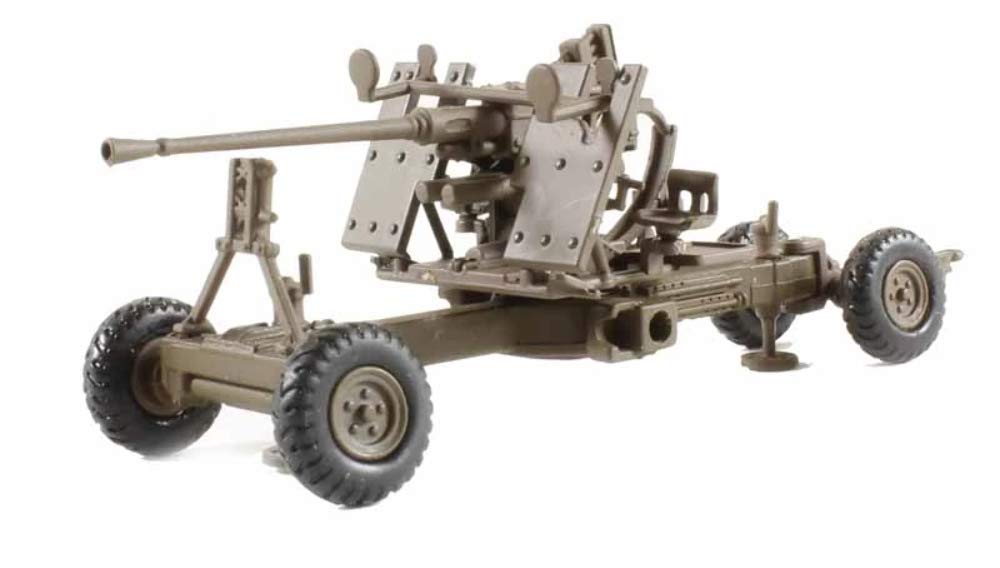Oxford Diecast 1:76 Brown 40MM Bofors Gun Collectable model 76BF001