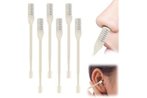 AprYew Nasal Hair Cutter, 2025 New Double Sided Nose Knife, 360° Rotating Nostril Hair Remover Tool, Trimmer for Men, Women Nose Hair Razor Cutter (Beige)