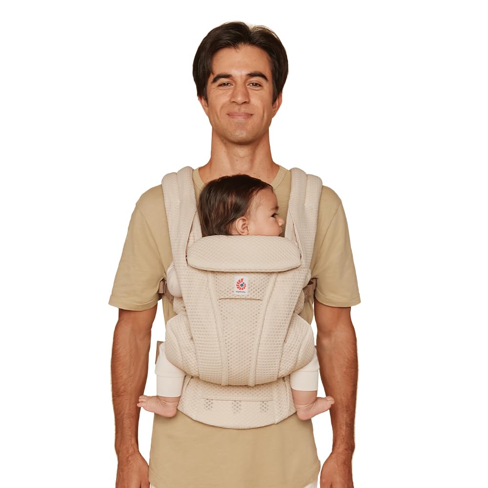 Photo 1 of Ergobaby Omni Deluxe Baby Carrier Newborn to Toddler - Breathable Baby Carriers for Summer - All-Position Carrier with Enhanced Lumbar Support & Airflow (7-45 Pounds), Mesh, Natural BeigeLPNPMEJ4192985
