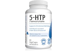 Alora Naturals 5-HTP Capsules | 100mg 5-Hydroxytryptophan | Support Emotional Well-Being, Improved Mood Support, Brain Health
