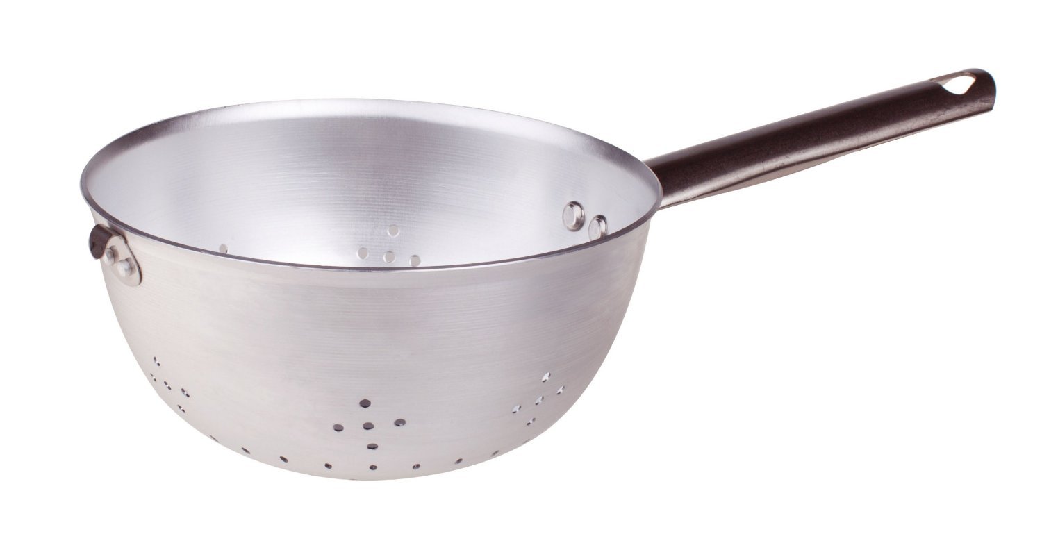 Pentole Agnelli Professional Aluminium 3 Mm. Spherical Colander, Diameter 26 Cm.