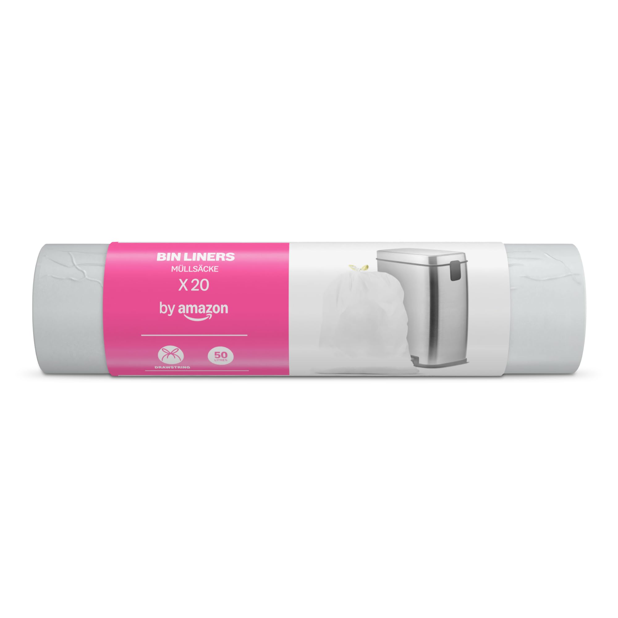 by Amazon Müllbeutel 20 x 50 L (Früher Our Essentials) - Verpackung kann variieren
