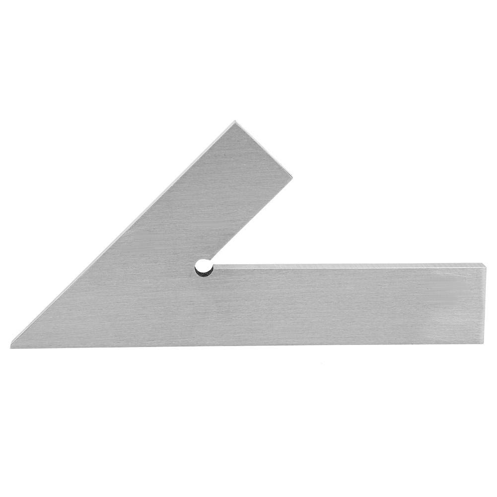 Measuring Tools, Lightweight 45 Degree Miter Angle Corner Ruler Wide Base Gauge Woodworking Measuring Tool 150x100mm for Detect the Angle of the Weldment