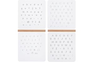 DICOSMETIC 2 Sets Leather Alphabet Set Leather Carving Tools Leathercraft Stamping Tools Letters and Numbers Patterns with Punch for DIY Crafts