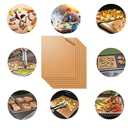 Miaowoof Grill Mat Set of 7100 NonStick BBQ Grill Mats, Heavy Duty