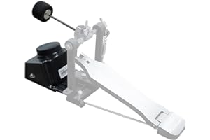 HXW Bass Drum Trigger Realistic Kick Drum Pad With Felt Beater Hammer for Percussion Pad Multipad Electric Drum Set