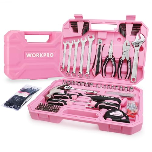 WORKPRO Pink Tool Set