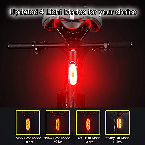 G Keni Smart Bike Tail Light, Brake Sensing Rear Lights, Auto On/Off