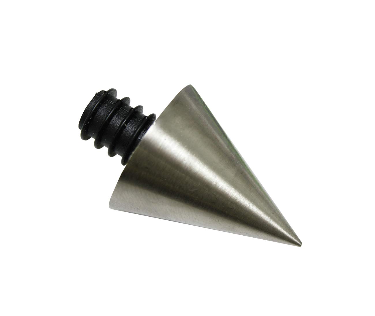 Gardinia Curtain Rod Finial, Finial Cone, New York Series, Metal, Stainless Steel, Ø 12 mm