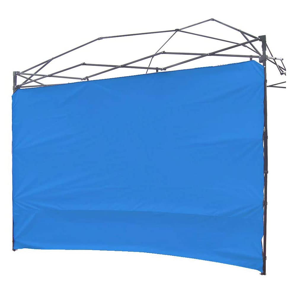 Canopy Sunwall Sunshade Privacy Panel for 2.5M Gazebos Tent Waterproof Sun Wall for Straight Leg Gazebos 1 Pack Sidewall Only (Canopy Frame Not Included) Blue Panel Wall