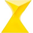 LeisureMod Randolph Modern Accent End Table Side Vanity Table (Yellow)
