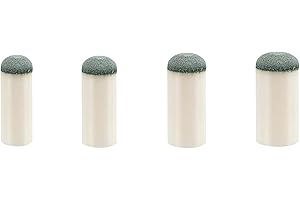 40PCS Billiard Cue Tips, 4 Sizes Slip On Pool Cue Tips Replacement (10mm, 11mm, 12mm, 13mm)