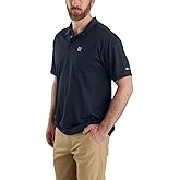 Carhartt Mens Force Relaxed Fit Lightweight Short-Sleeve Pocket Polo