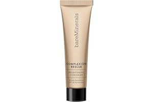 bareMinerals Complexion Rescue Brightening Under Eye Concealer with Mineral SPF 25 + Hyaluronic Acid, Ultra-Lightweight Hydrating Eye Concealer, Vegan