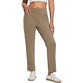 baleaf Women's Fleece Lined Pants Stretch Water Resistant Winter Thermal Travel Pants Cold Weather Gear Pockets Work Golf