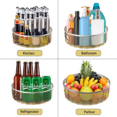 Watpot Plastic Lazy Susan Turntable Nonskid Pantry Kitchen