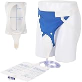 2026 Upgraded Urine Collection Bag, Reusable Condom Catheter with 1000ml/2000ml Urine Collector Bags, Portable Wearable Nighttime Male External Catheter for Elderly Men