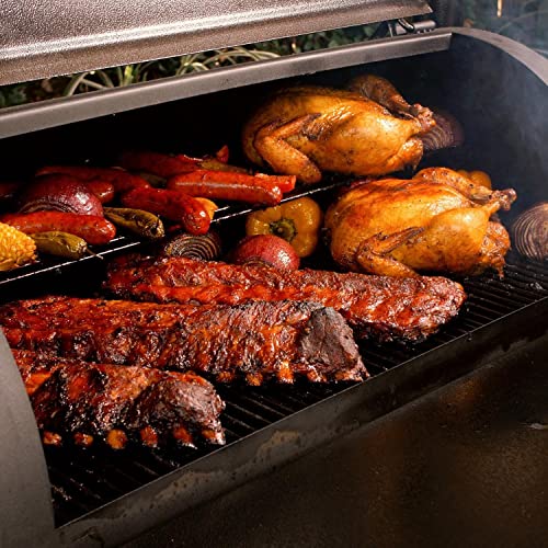 Victory 35Inch Wood Pellet Grill with Front Shelf, 29Lb Hopper & 16