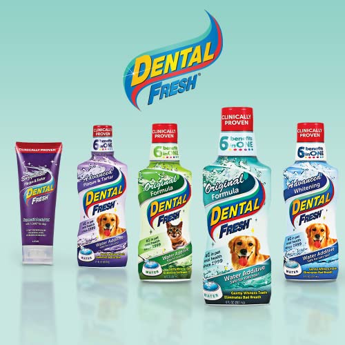 Dental Fresh Water Additive for Dogs, Original Formula, 17oz Dog