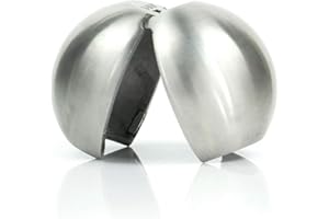 Weigh Safe Clamshell - Stainless Steel Tow Ball Adapter - Converts 2" Tow Ball to 2-5/16" - Universal Fit - Premium Hitch Accessory