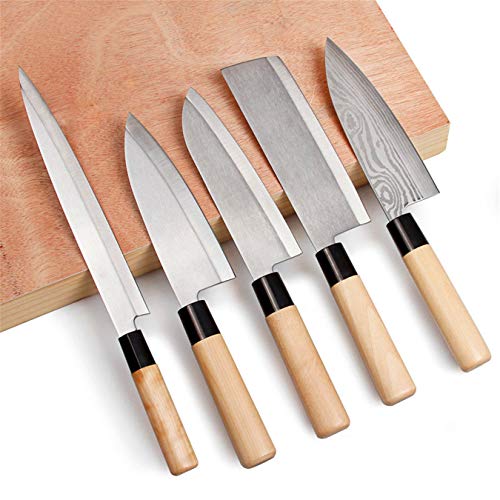 Waterboss Sushi & Sashimi Chef’s Knives,Set of 5 Japanese Sushi Chef