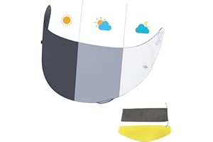 PSLER Photochromic k1s Visor - k1 Helmet Visor k3 sv Tinted Visor k5 Face Shield Replacement for k1 k1s k3 sv k5,Anti-Fog Fil