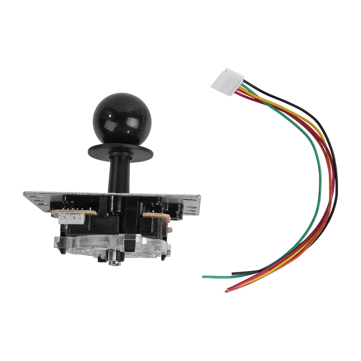 Namvo 1pcs 5 Pin 8 Way Arcade Controller with 5P Connecting Line Fit for Arcade Game Machine Ball Top Handle Controller Accessory