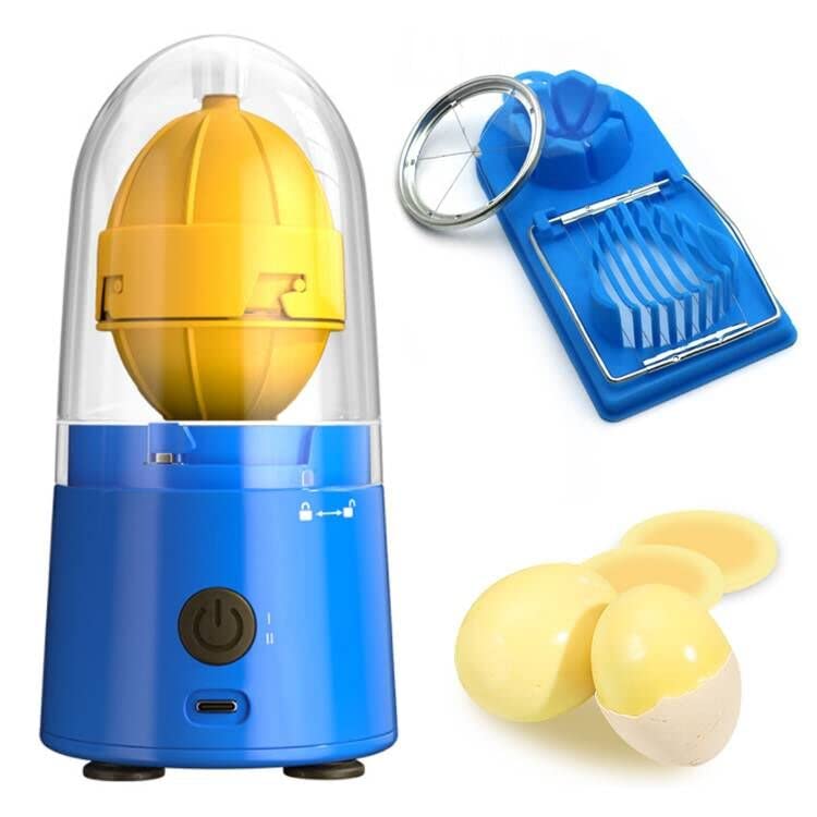 Photo 1 of Saladulce Electric Egg Spinner Egg Scrambler in Shell Golden Egg Maker with Slicer Eggs Yolk White Mixer in Shell Kitchen Gadgets for Mixing Eggs