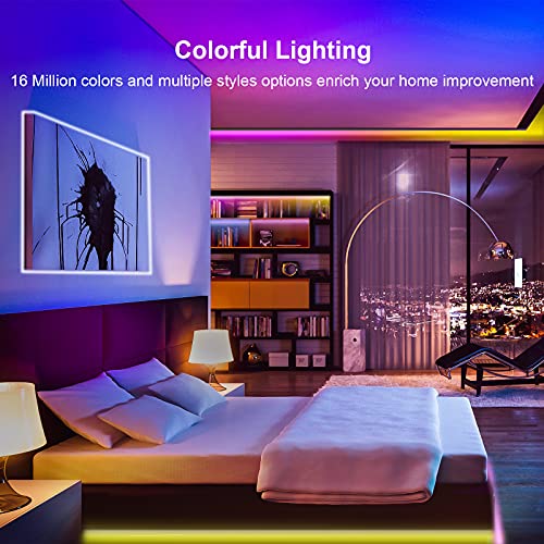 Ustellar 20ft Smart RGB LED Strip Lights, Color Changing LED Lights