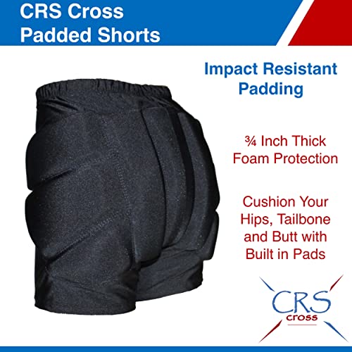 CRS Cross Padded Figure Skating Shorts Crash Pads Shorts for Butt