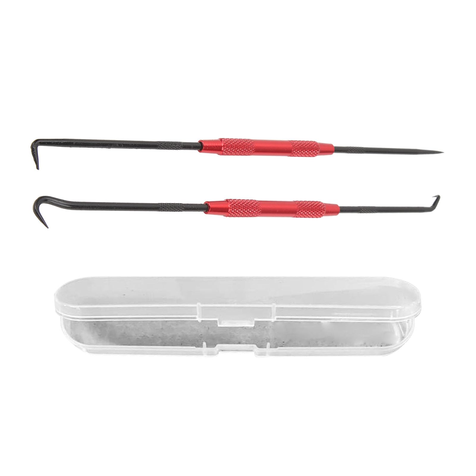 Pick and Hook Tool Set with Clip Removal Tool, O Ring Seal Removal Pick Kit, Carbon Steel Hooked Pick Tools Combo for Machinist