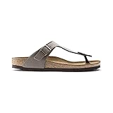 Birkenstock Women's GIzeh Thong Sandal, Stone, 38 M