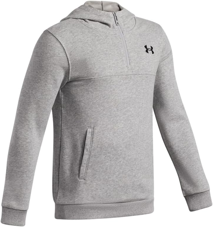 Jungen Rival Lightweight 1/4 Zip Hoodie Grau M