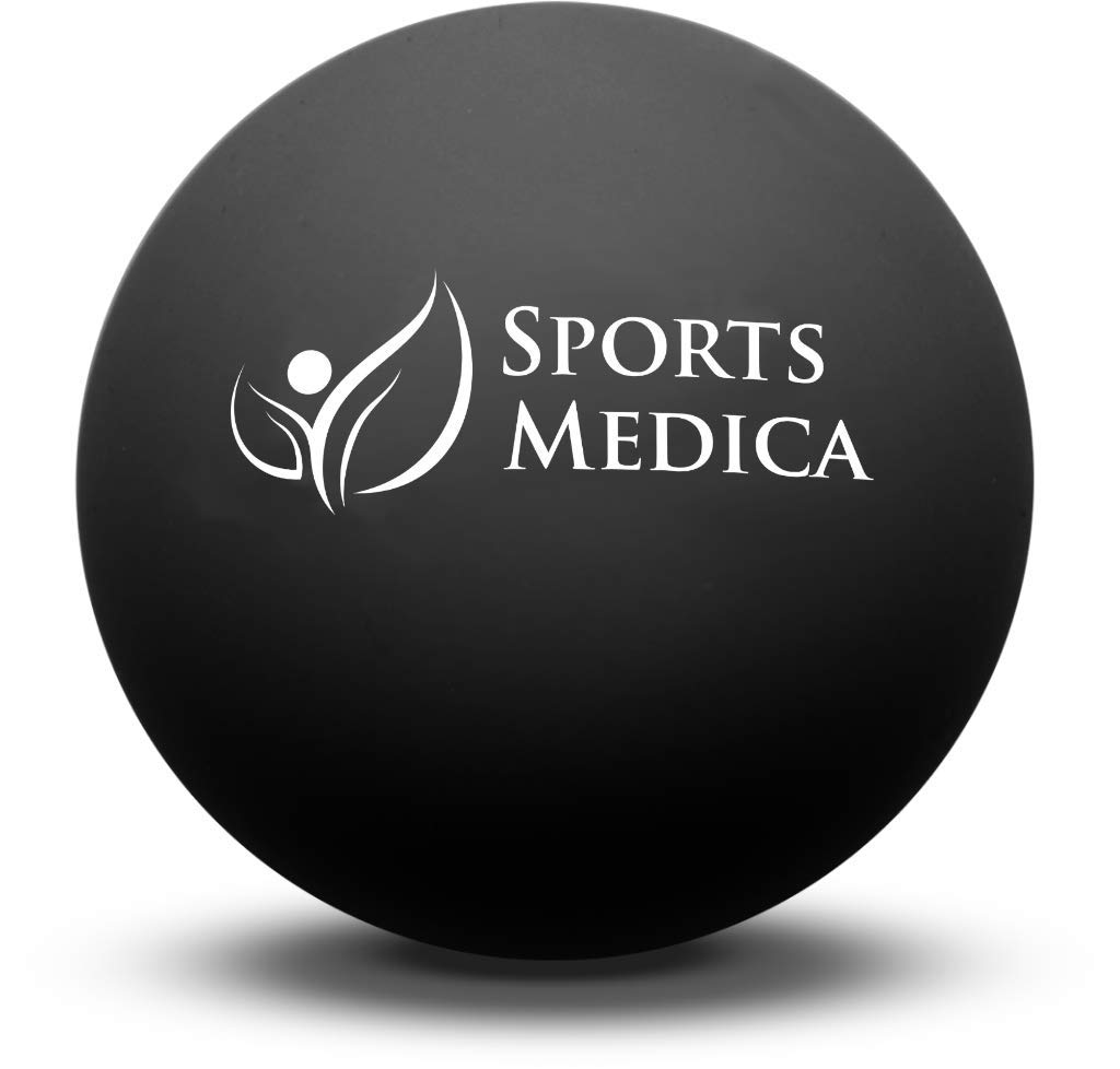 Sports Medica Lacrosse Massage Ball for Myofascial Release - Deep Tissue Trigger Point Massage Ball - Myofascial Release Therapy Ball - Perfect For Shoulders, Back, Neck And Body Aches