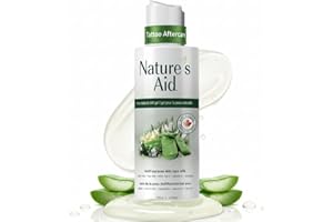 Nature's Aid Tattoo Aftercare: Tattoo Aloe Vera Gel Formula - Absorbs Quickly, Soothes the Skin, and Enhances Tattoo Depth an