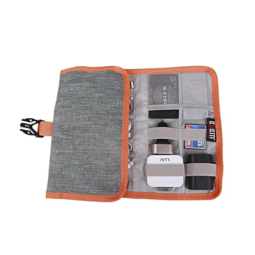 Electronic Organizer, BUBM Travel Cable Bag/USB Drive Shuttle Case