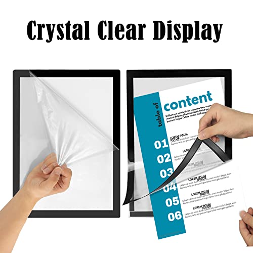 JIUYE Sign Holder 11x17 Wall Mount,Self Adhesive