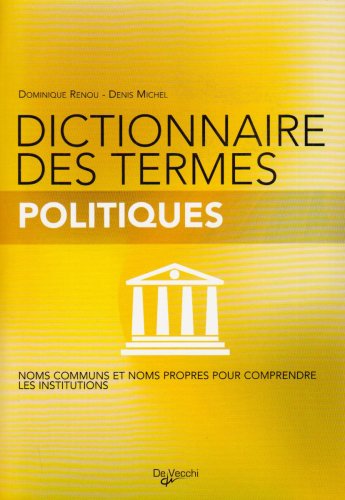 Dictionnaire des termes politiques
