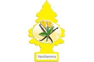 LITTLE TREES Car Air Freshener | Hanging Paper Tree for Home or Car | Vanillaroma | 3 Pack