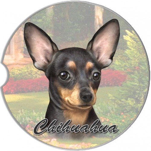 E&S Pets Black Chihuahua Coaster, 3