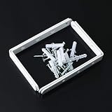 Sayayo EJ6207W 4P Stainless Shelf Bracket Corner 150x100mm White Finish view 8