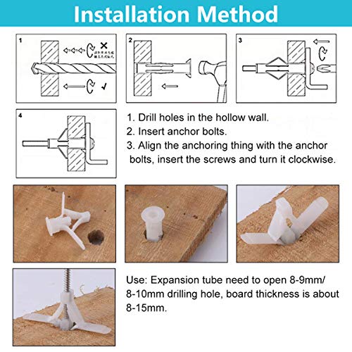 Drywall Anchor Kit Drywall and HollowWall Anchor Assortment Kit, for