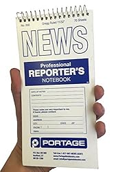 Portage Reporters Notebook – Top Bound Spiral