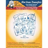 The Busy Bee Aunt Martha's Hot Iron Embroidery Transfer