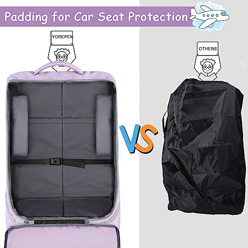 Car Seat Travel Bag, Padded Car Seat Bag for Airplane Travel with