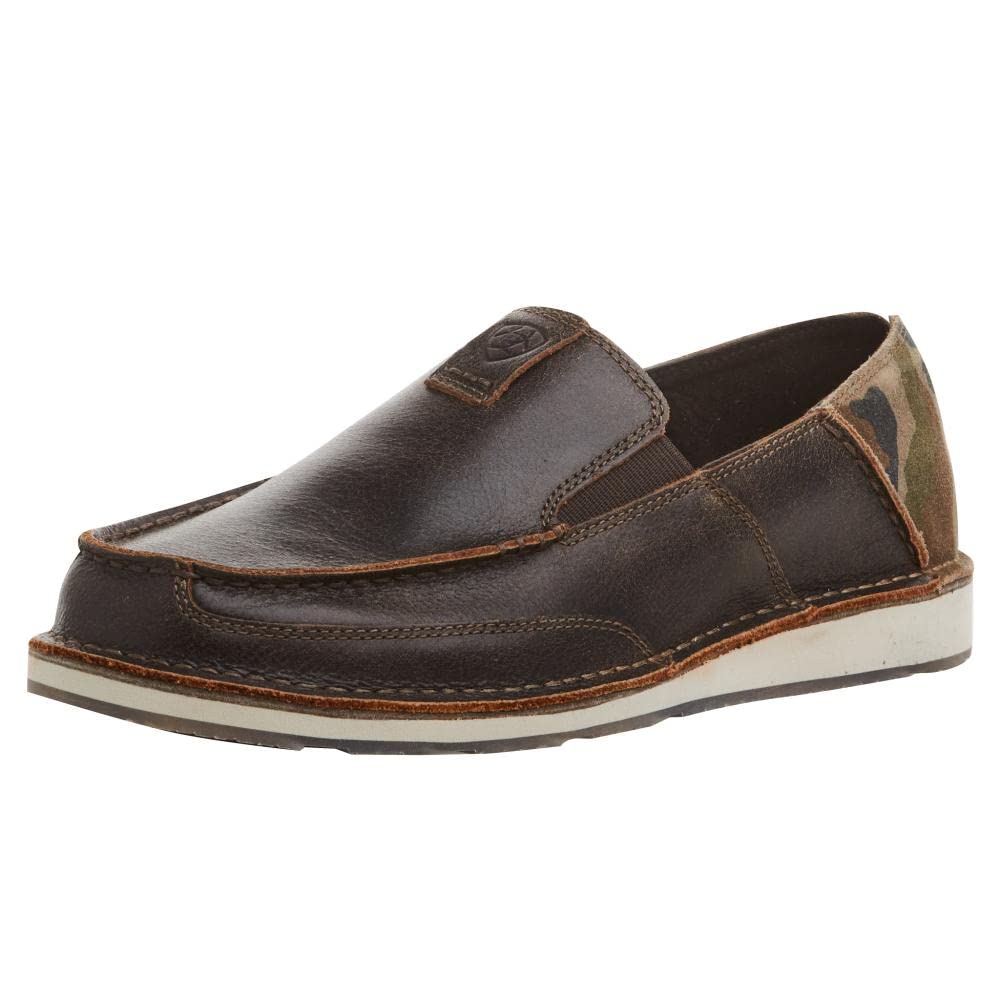 ARIAT Men’s Cruiser Sneaker, Rich Brown/Casually Camo, 14